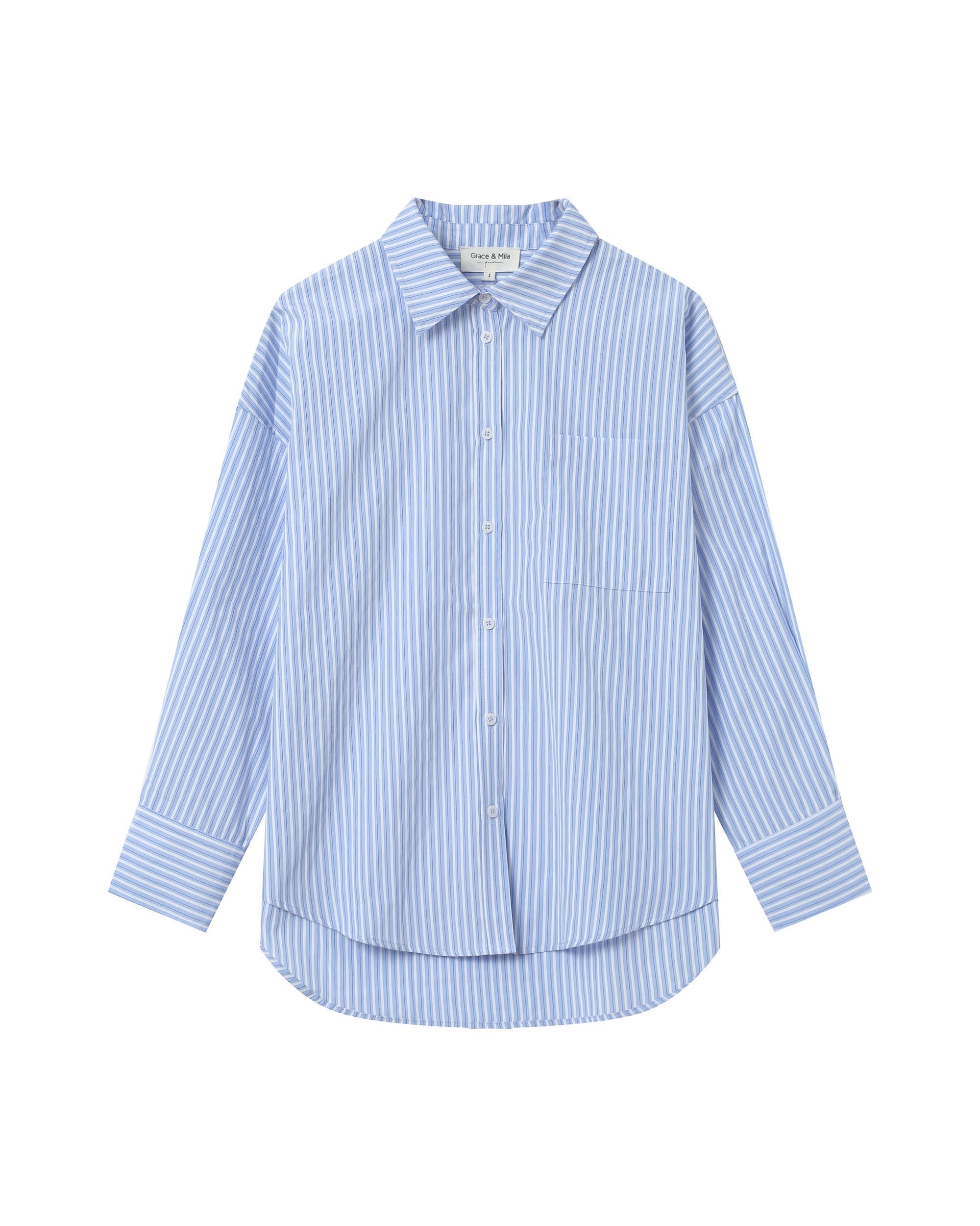 Chemise A Rayures Bleuet Sully
