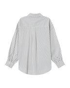 Chemise A Rayures Greige Sorbet