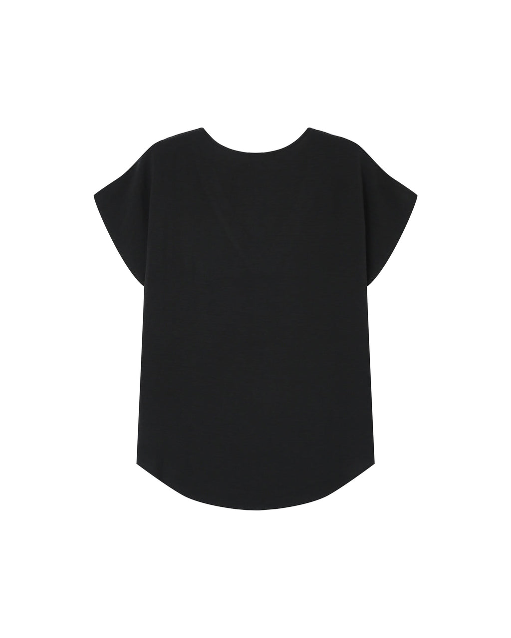 Top Fluide Encolure V Noir Season