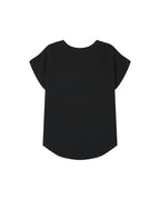 Top Fluide Encolure V Noir Season