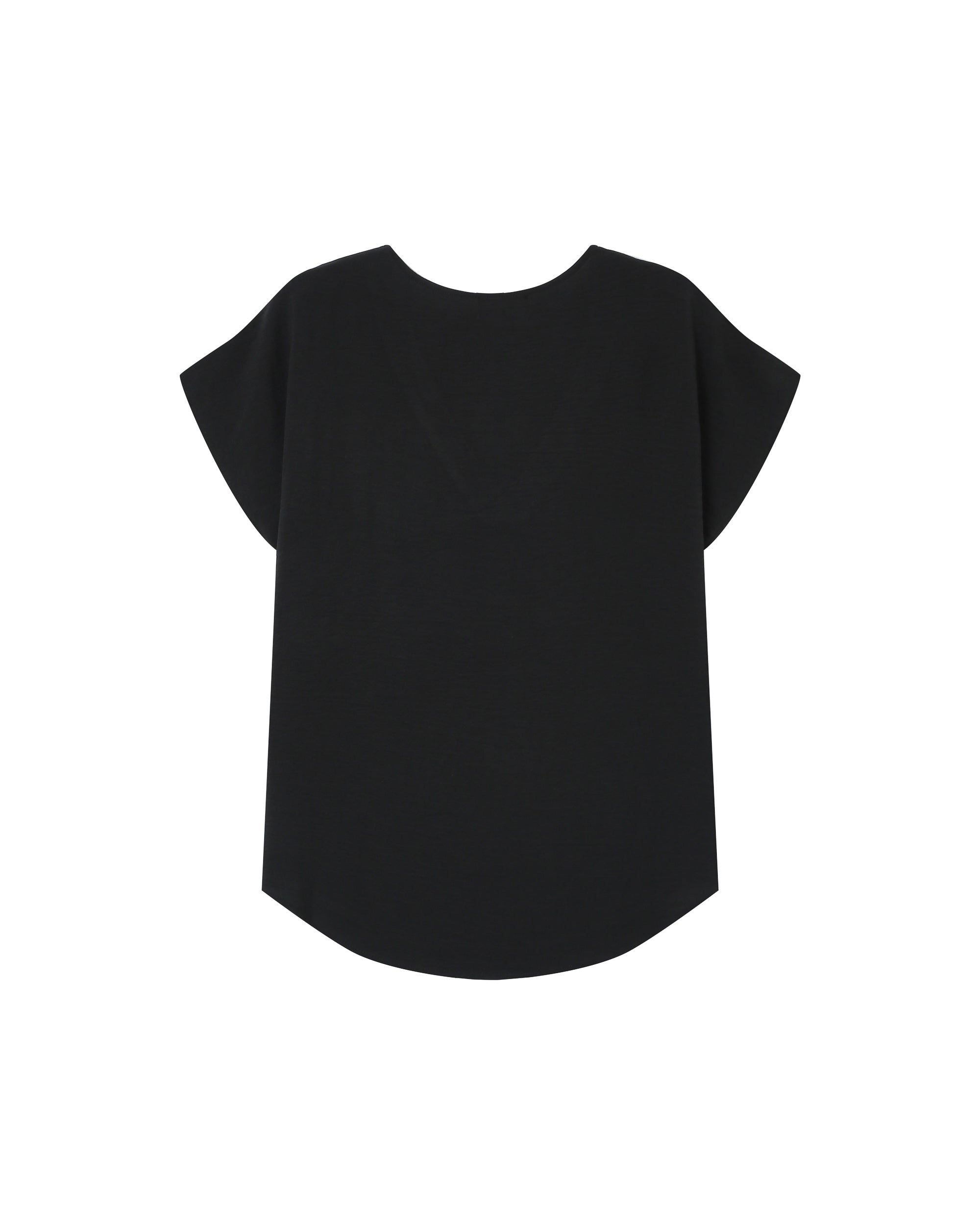 Top Fluide Encolure V Noir Season