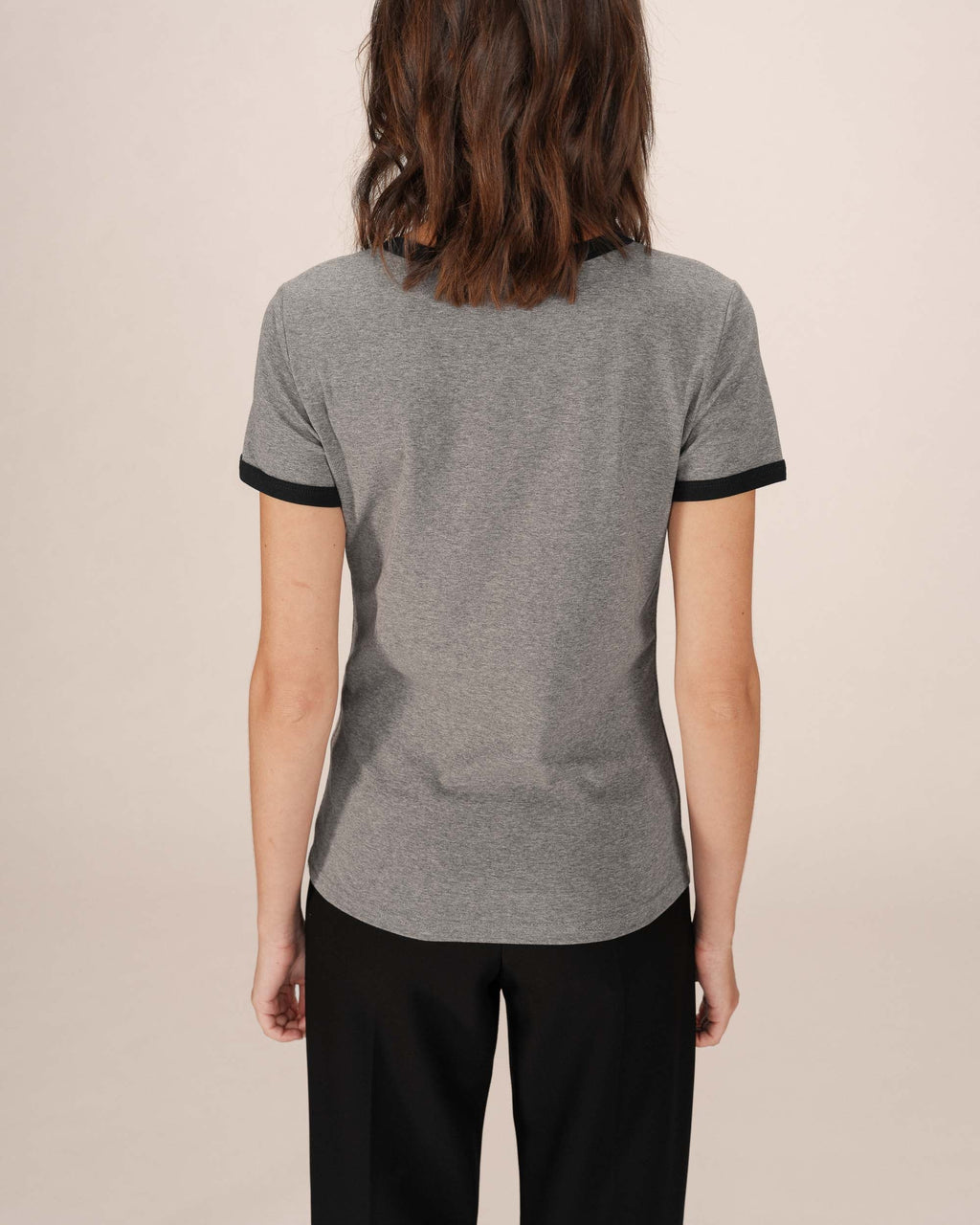 T-Shirt Monogramme G&M Brode Gris Sany