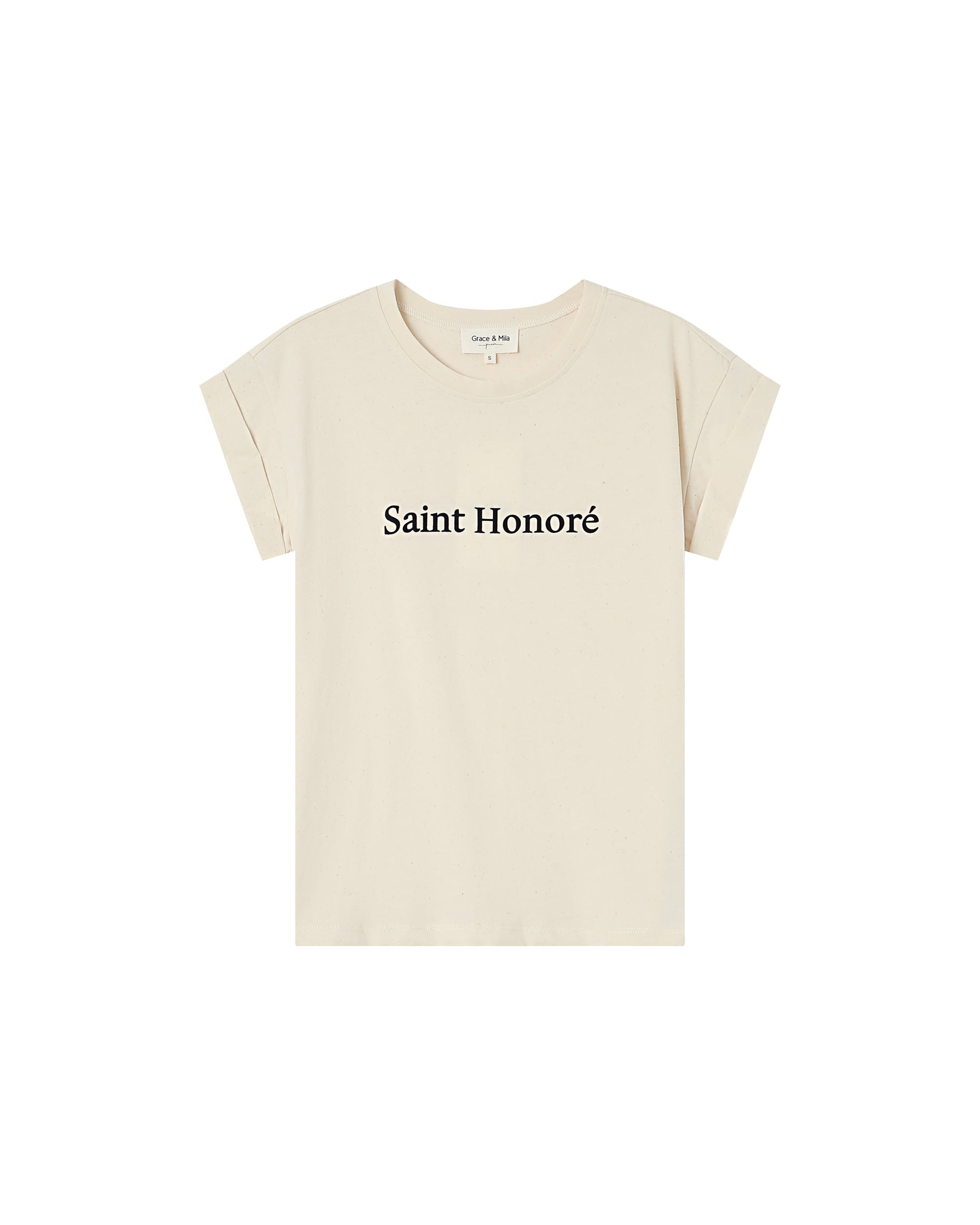 T-Shirt A Message Beige Sorentino