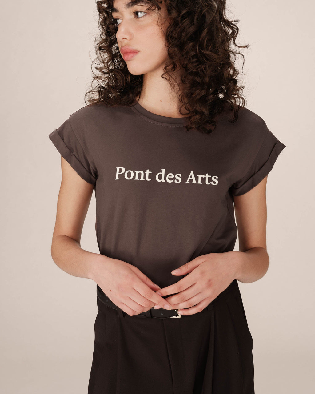 T-Shirt A Message Chataigne Sorentino