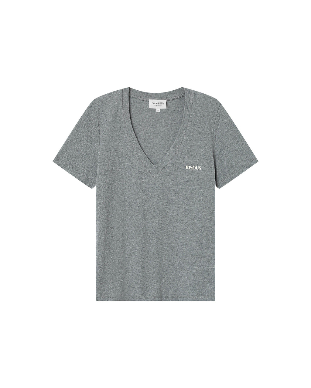 T-Shirt A Message Gris Samory