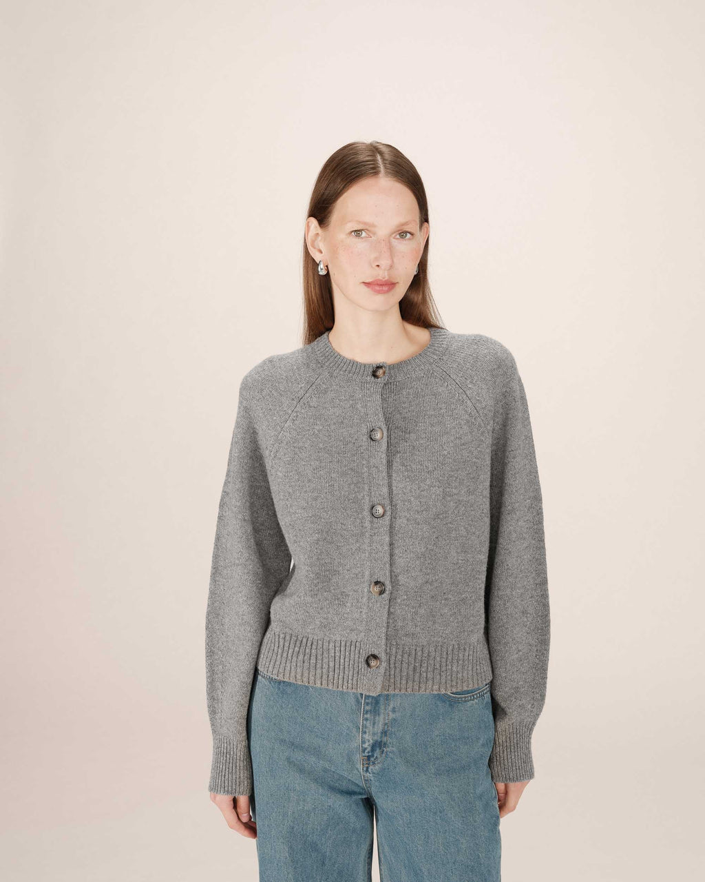 Cardigan Boutonne Gris Sanders