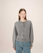 Cardigan Boutonne Gris Sanders