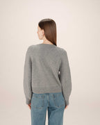 Cardigan Boutonne Gris Sanders