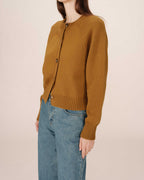 Cardigan Boutonne Kaki Sanders