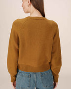 Cardigan Boutonne Kaki Sanders