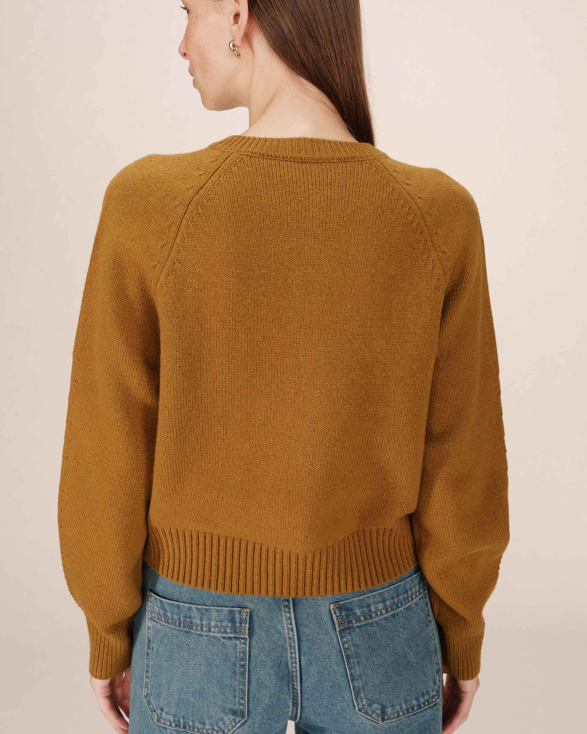 Cardigan Boutonne Kaki Sanders