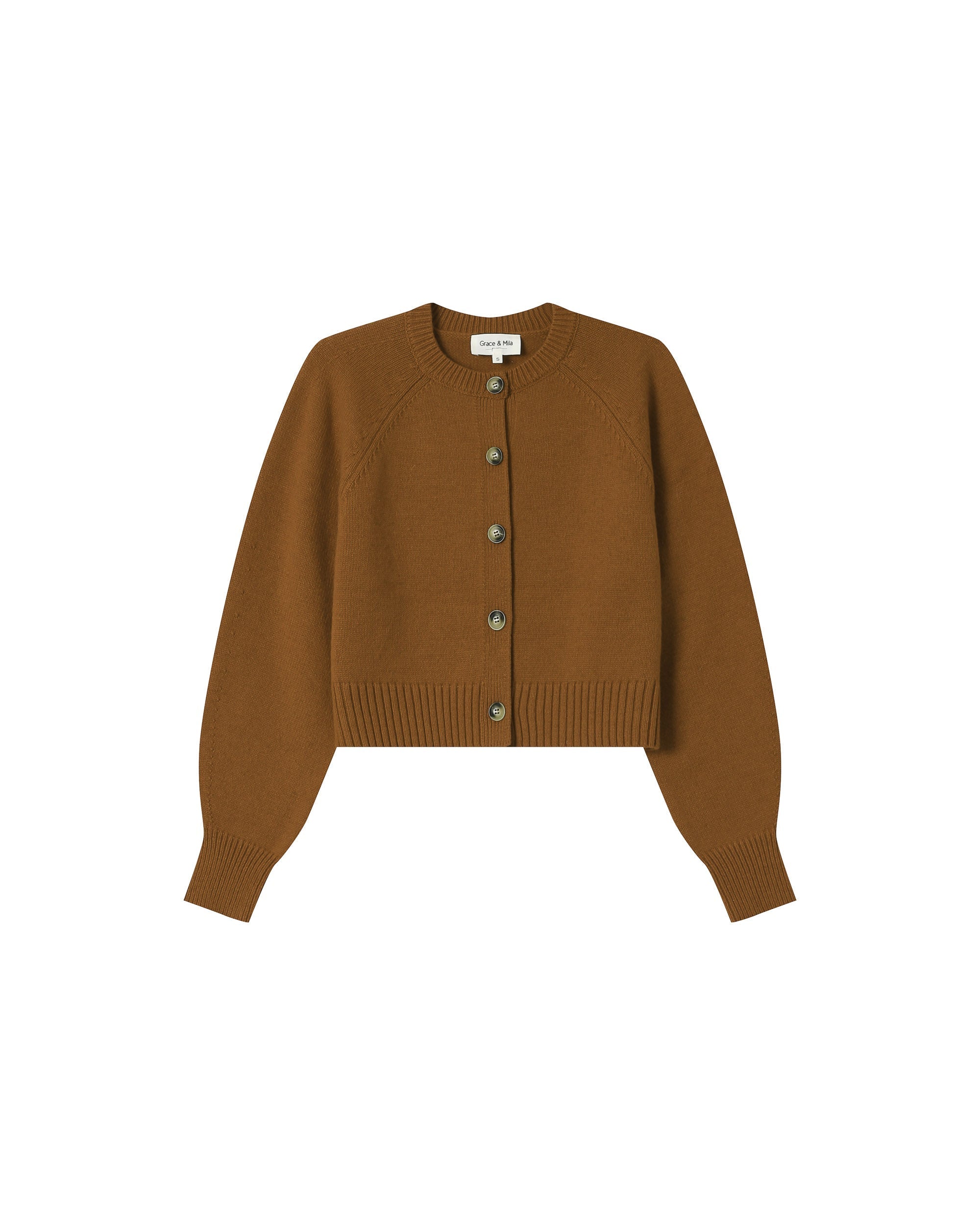 Cardigan Boutonne Kaki Sanders