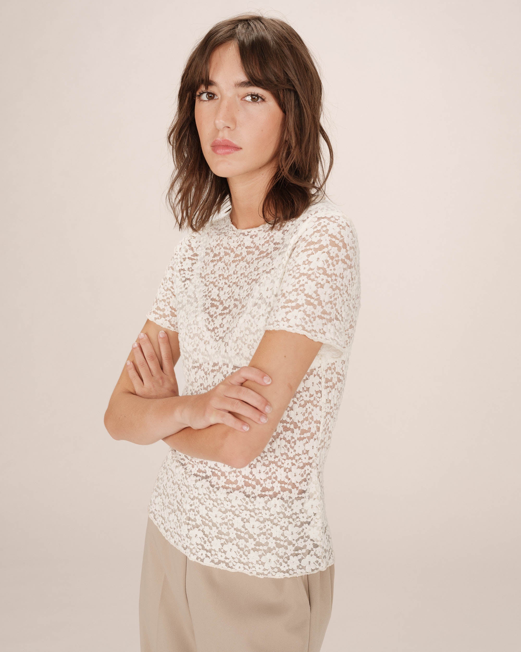 T-Shirt Transparent Ecru Swift