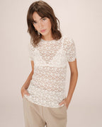T-Shirt Transparent Ecru Swift