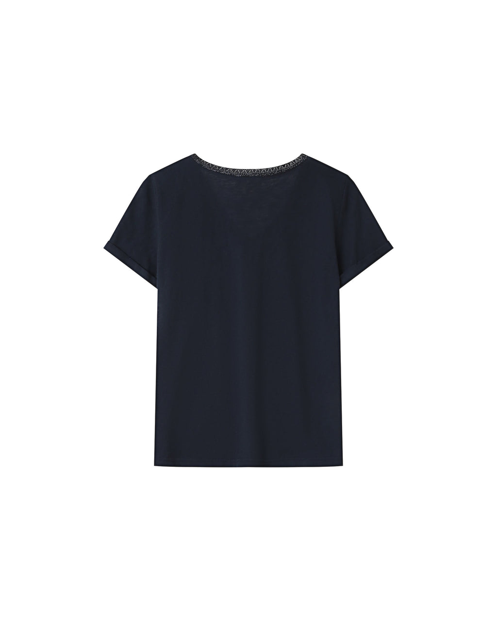 T-Shirt Col V Marine Space