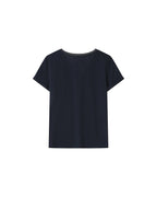 T-Shirt Col V Marine Space