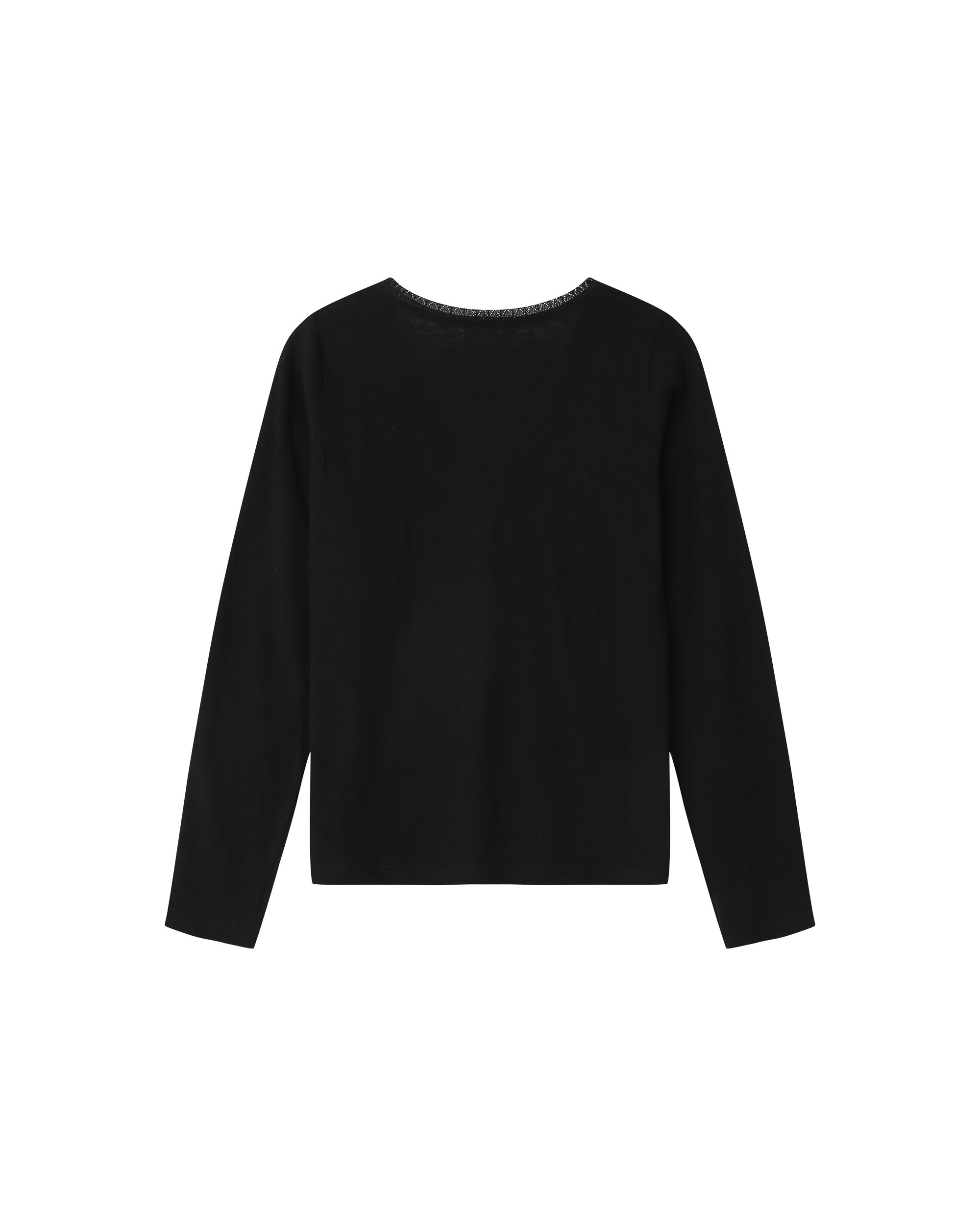T-Shirt Col V Noir Selton