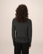 Cardigan Tricote Anthracite Samso