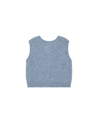 Cardigan Sans Manches Bleuet Santa
