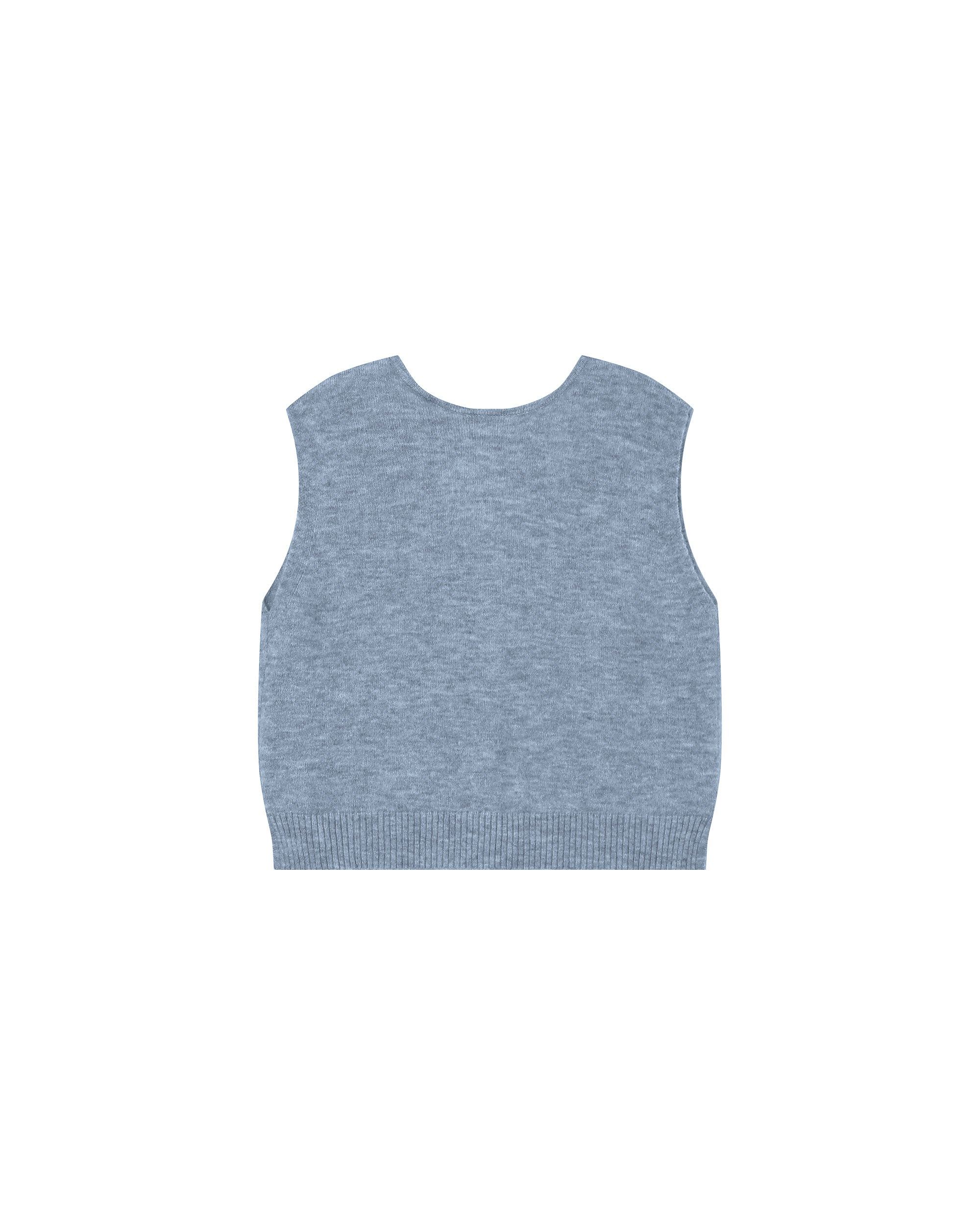 Cardigan Sans Manches Bleuet Santa