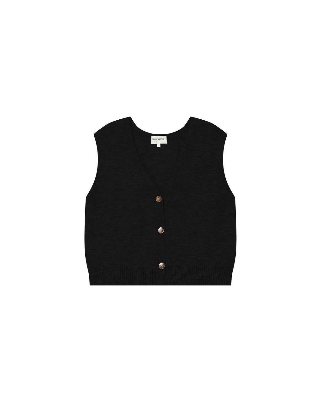 Cardigan Sans Manches Chocolat Santa