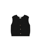 Cardigan Sans Manches Chocolat Santa