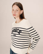 Pull Universitaire Ecru Sardaigne
