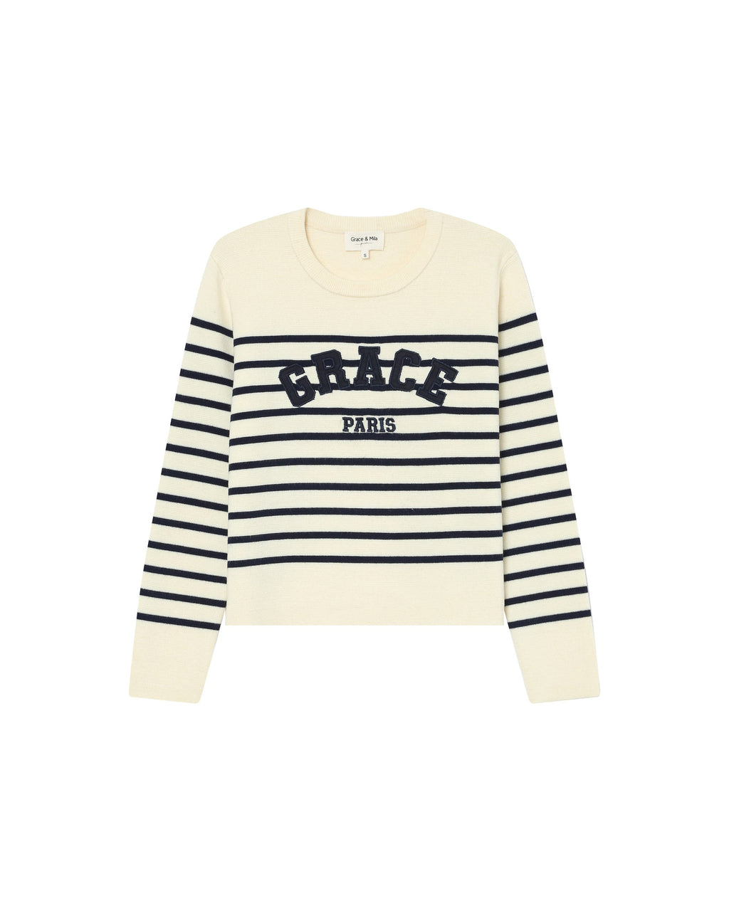 Pull Universitaire Ecru Sardaigne