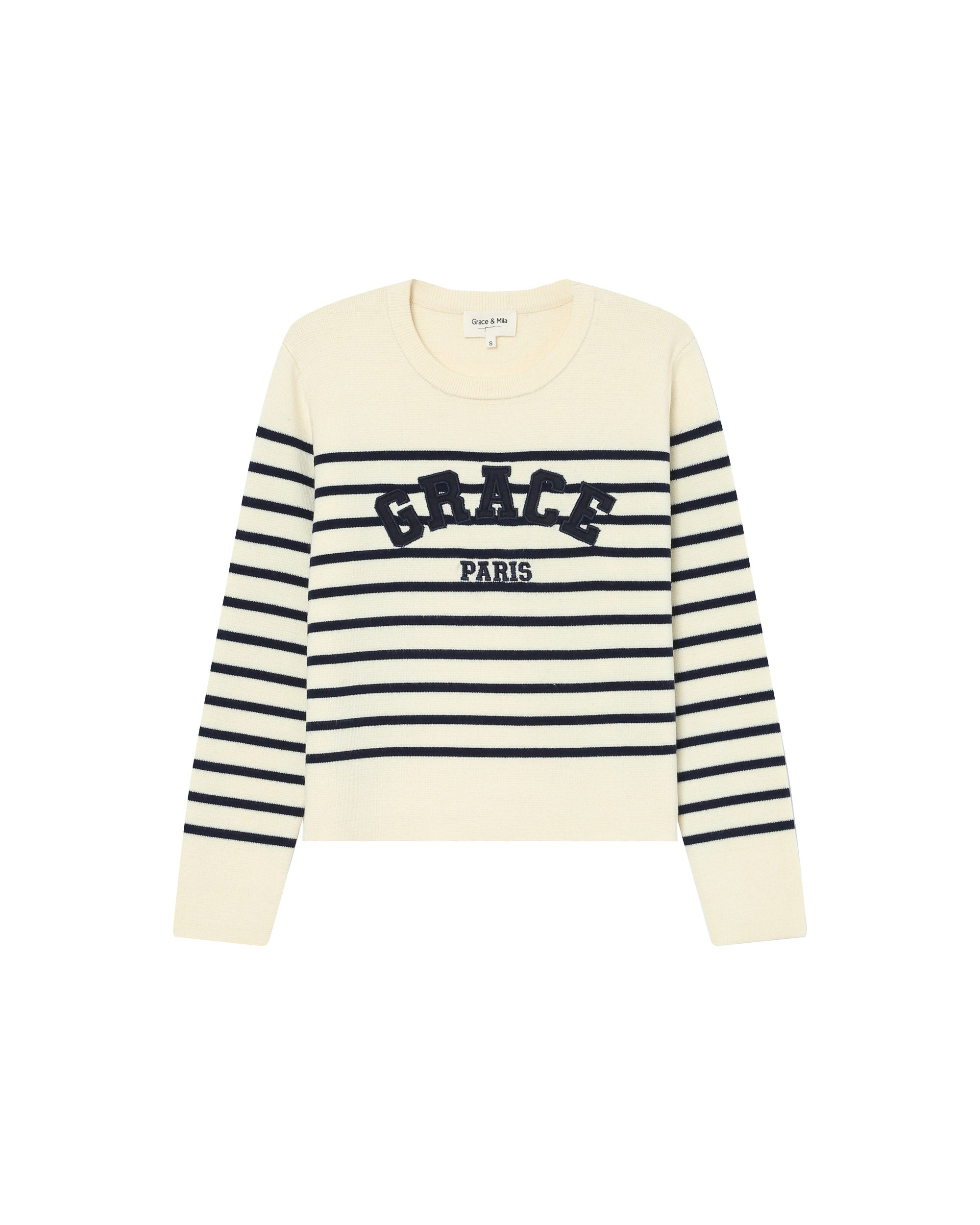 Pull Universitaire Ecru Sardaigne
