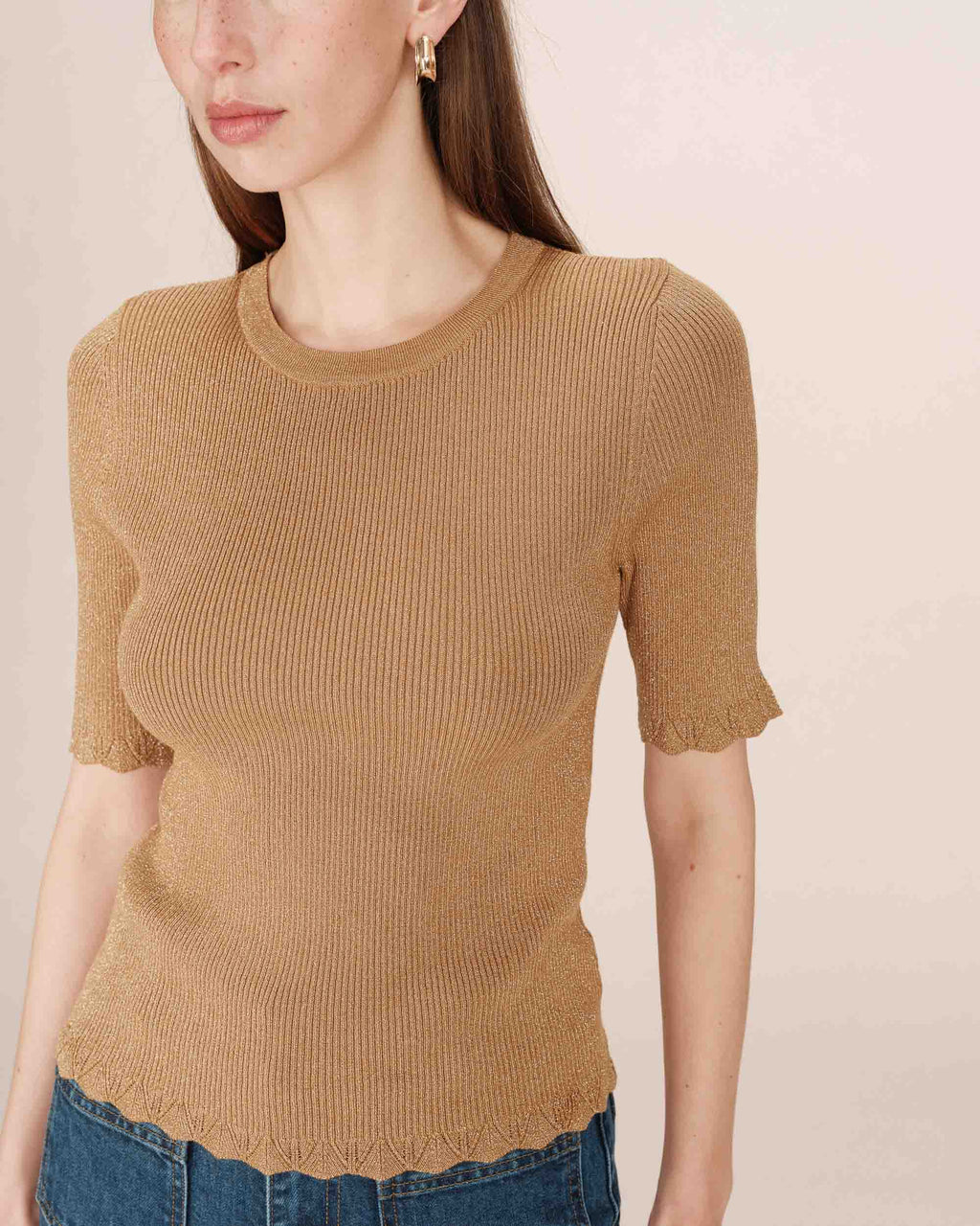 Pull Ocre Saturne