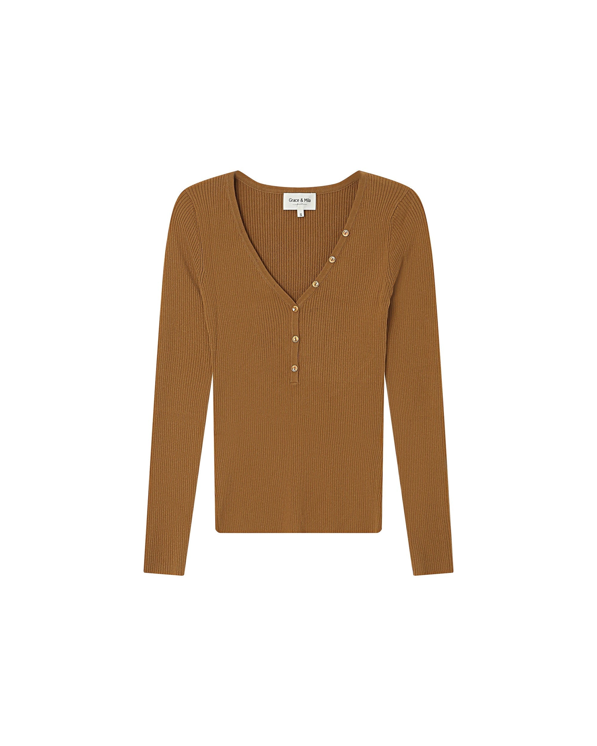 Pull Ocre Saturnin
