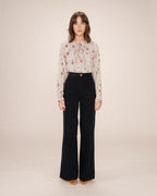 Blouse Imprimée Ecru Scarlett