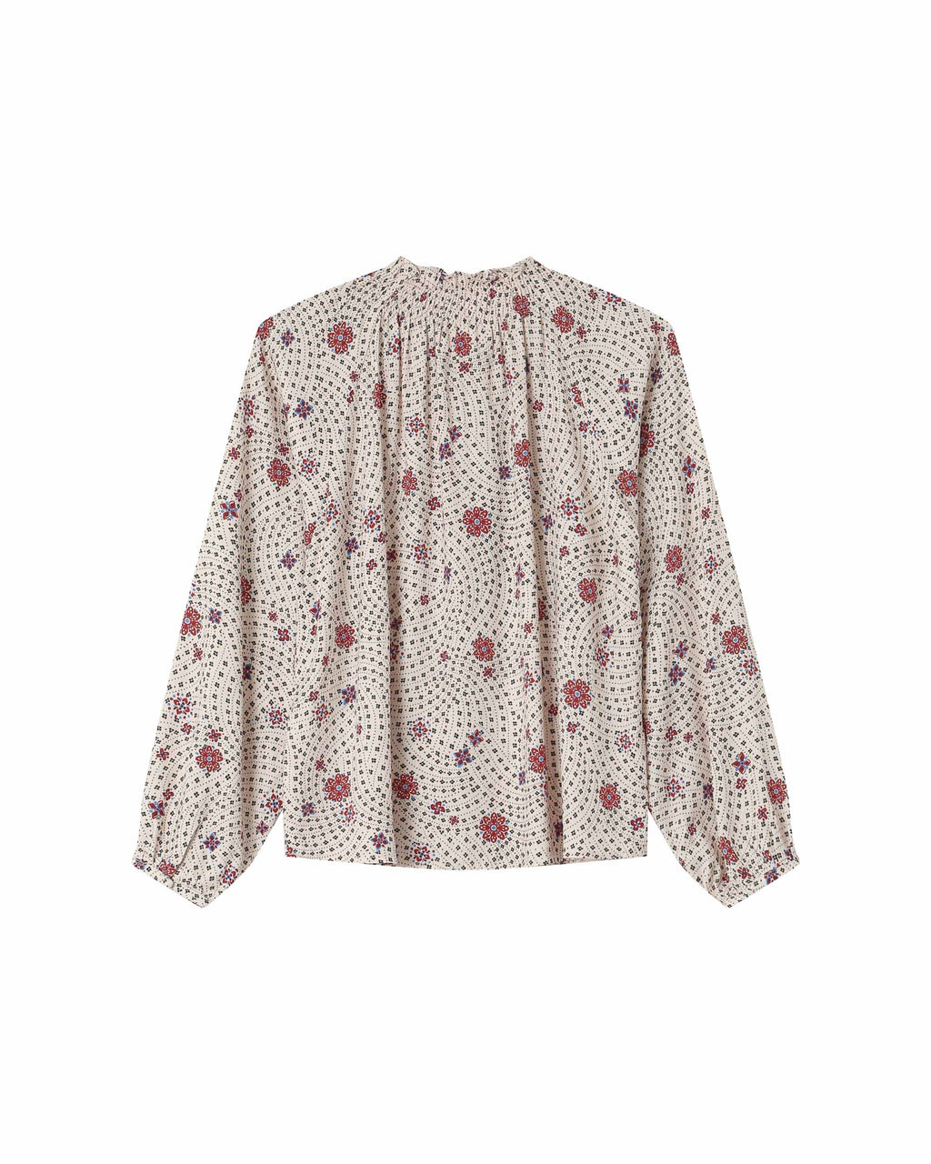 Blouse Imprimée Ecru Scarlett