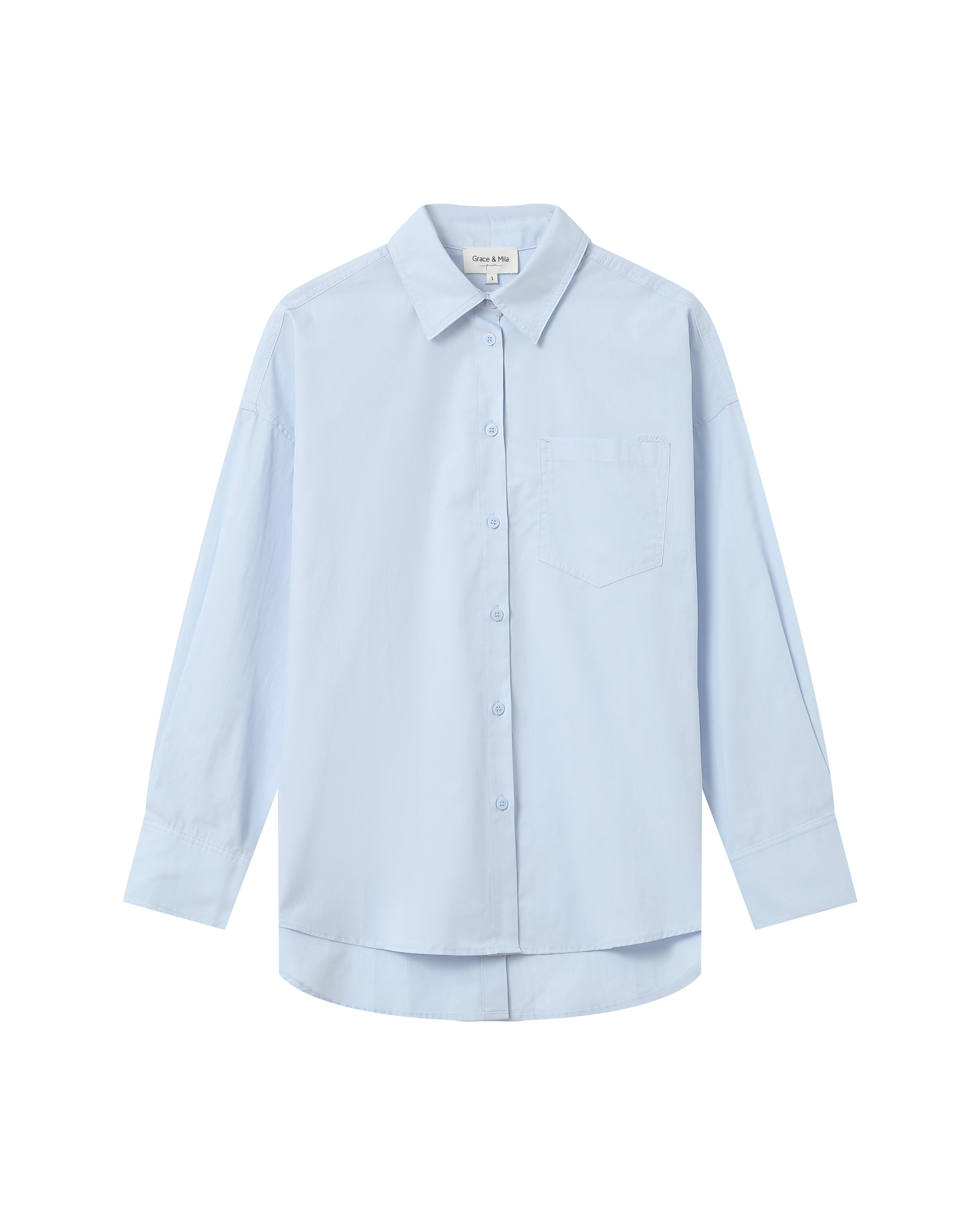 Chemise Oversize Bleuet Sira