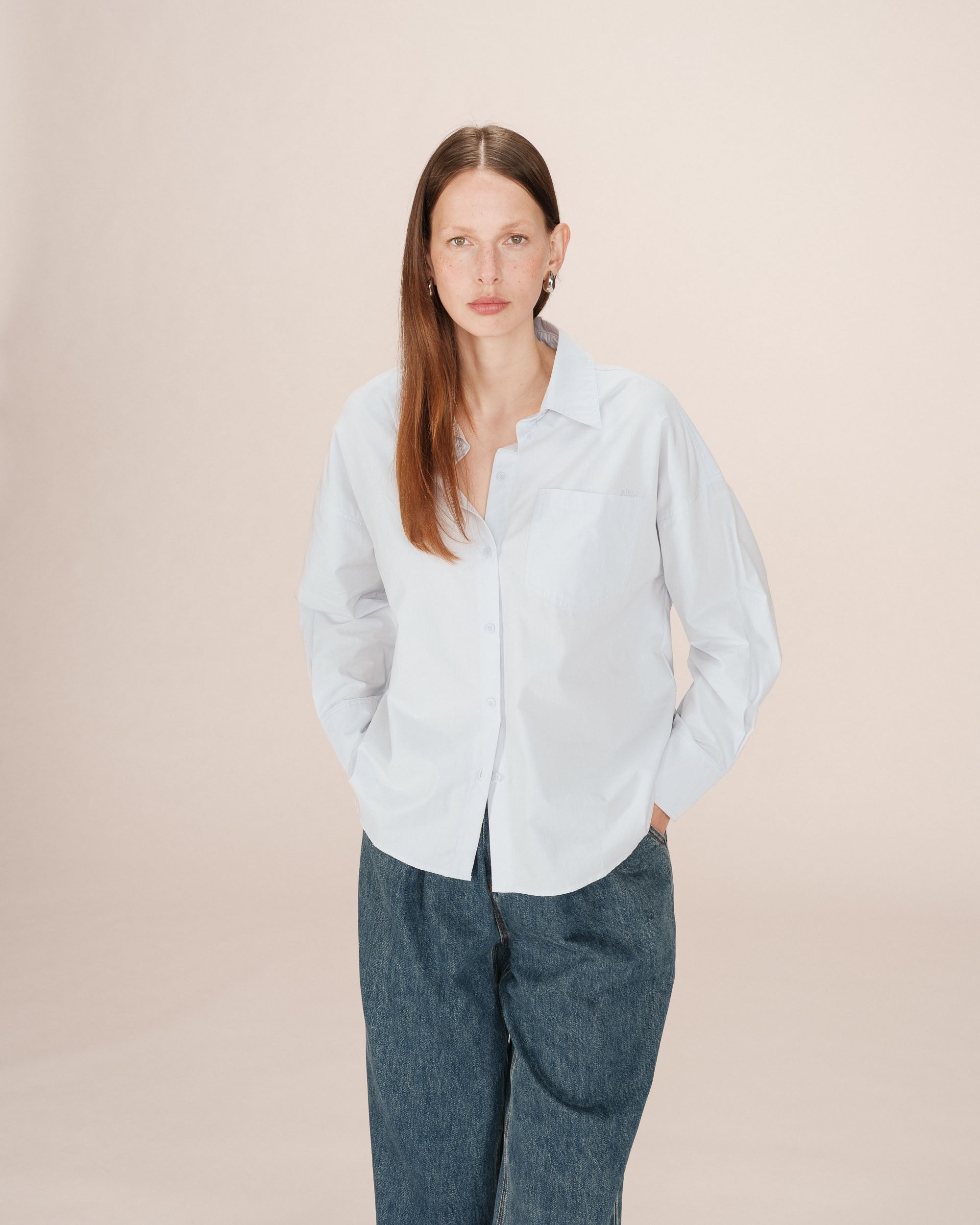 Chemise Oversize Bleuet Sira