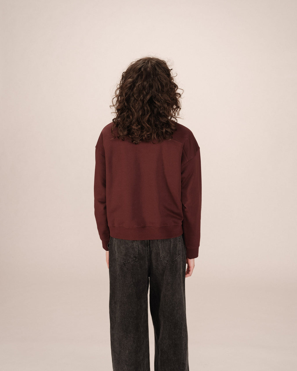 Sweatshirt Imprimé Bordeaux Sigil
