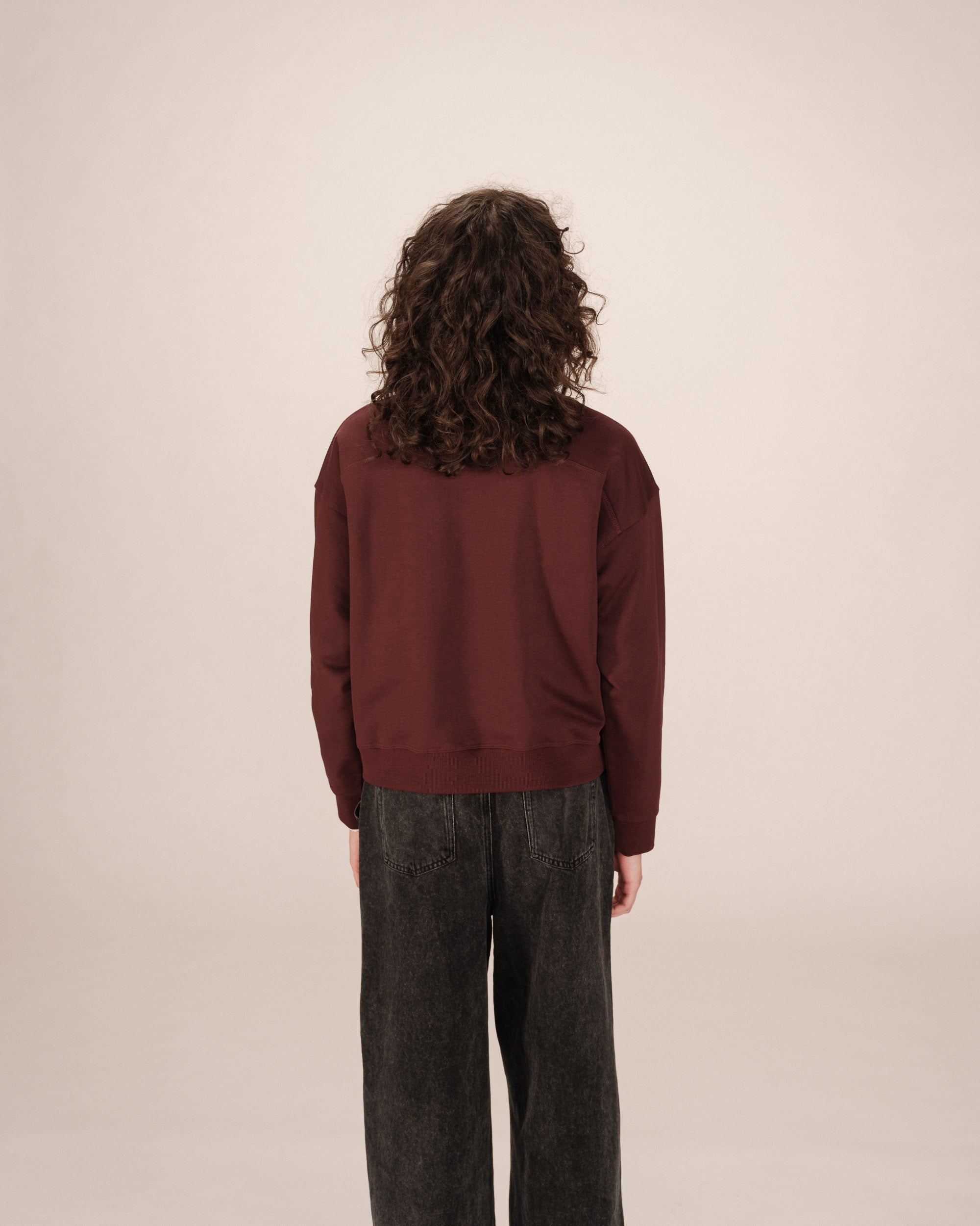 Sweatshirt Imprimé Bordeaux Sigil