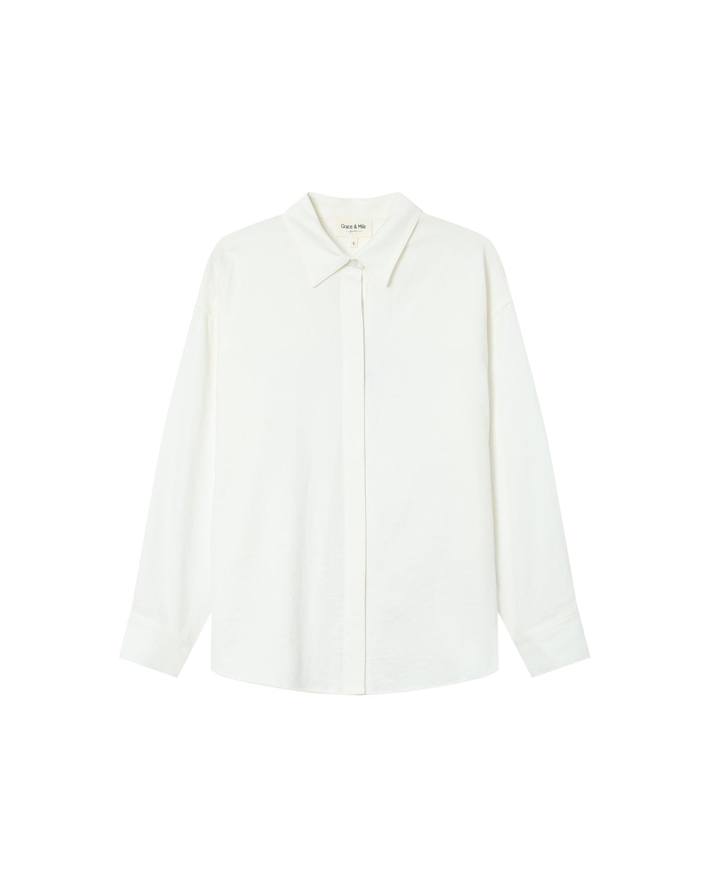 Chemise Droite Ecru Stripe