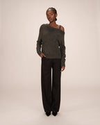 Pull Asymetrique Anthracite Samantha