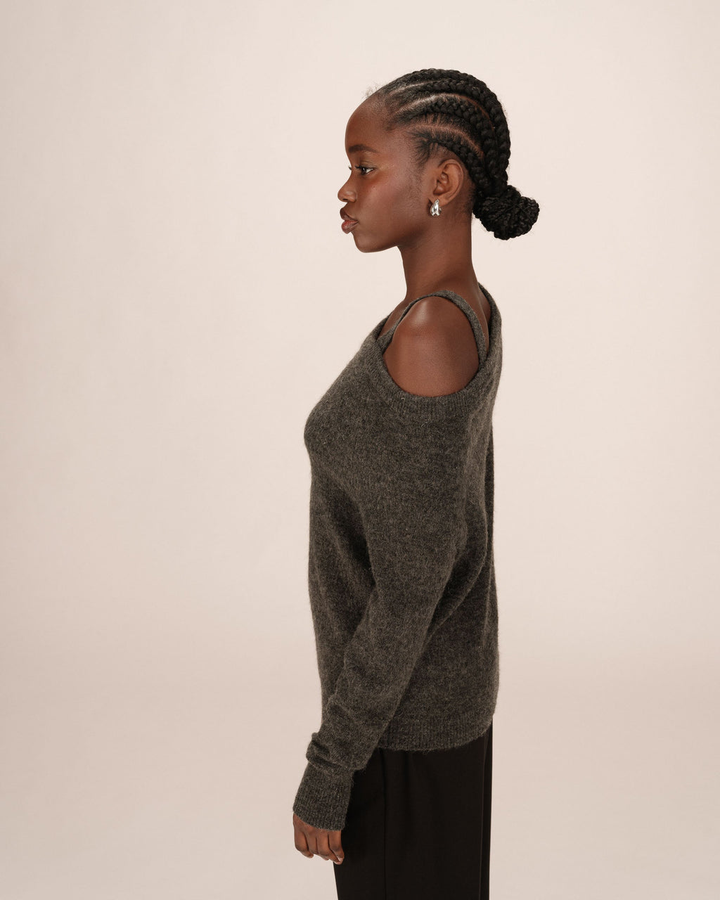 Pull Asymetrique Anthracite Samantha