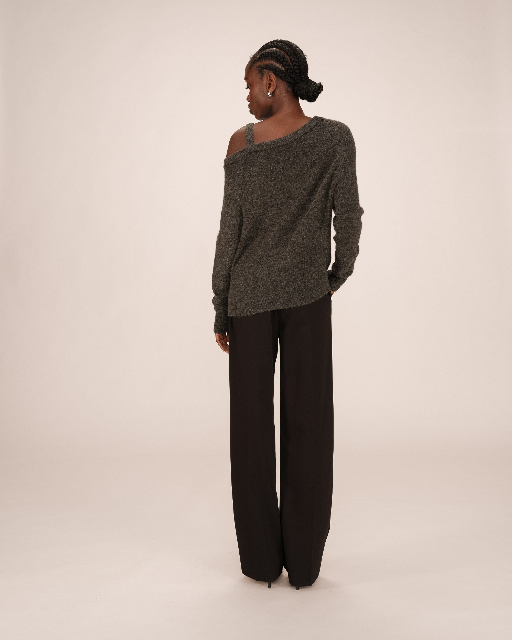 Pull Asymetrique Anthracite Samantha