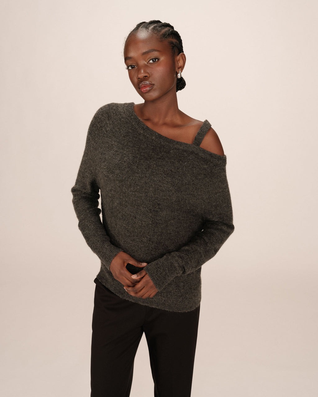 Pull Asymetrique Anthracite Samantha