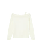 Pull Asymetrique Ivoire Samantha