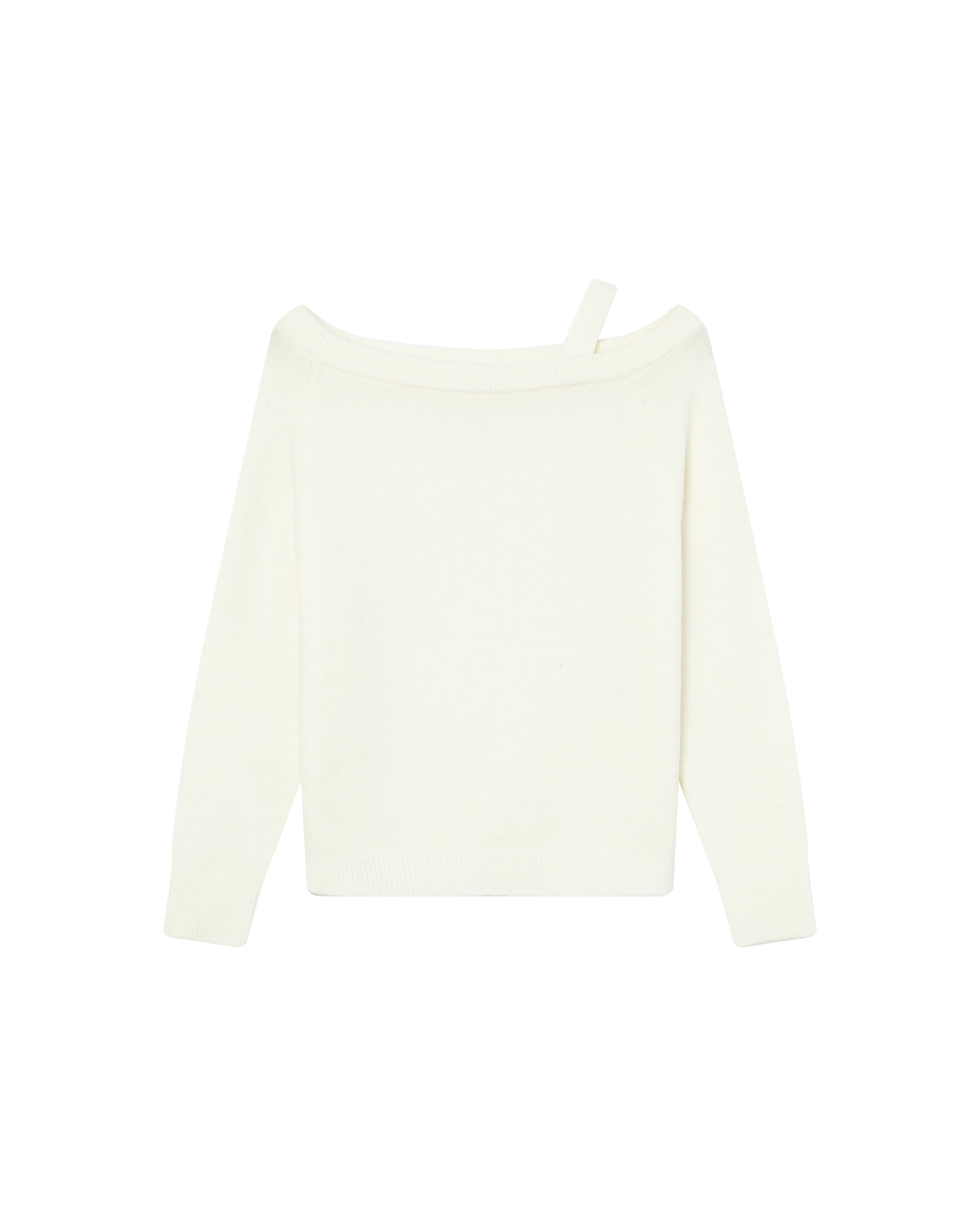 Pull Asymetrique Ivoire Samantha