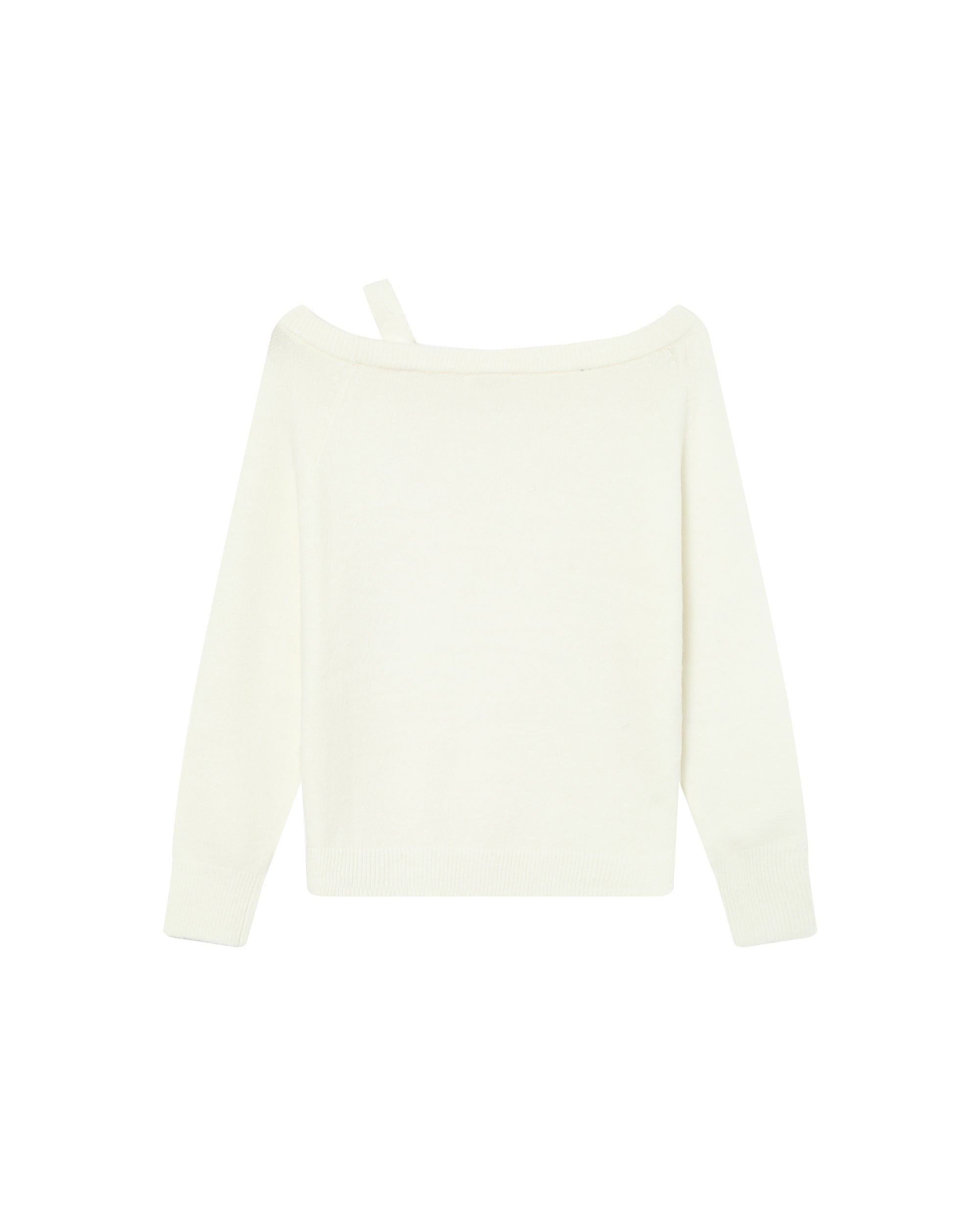 Pull Asymetrique Ivoire Samantha