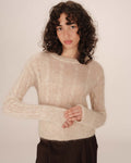 Pull Torsade Vanille Sabin
