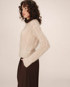 Pull Torsade Vanille Sabin