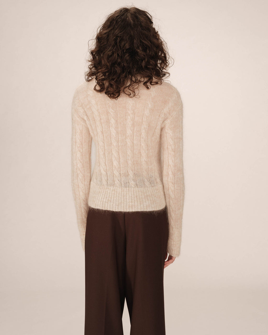 Pull Torsade Vanille Sabin