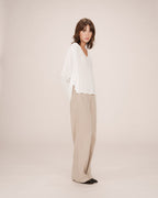 Blouse Droite Fluide Ivoire Solo