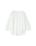 Blouse Droite Fluide Ivoire Solo